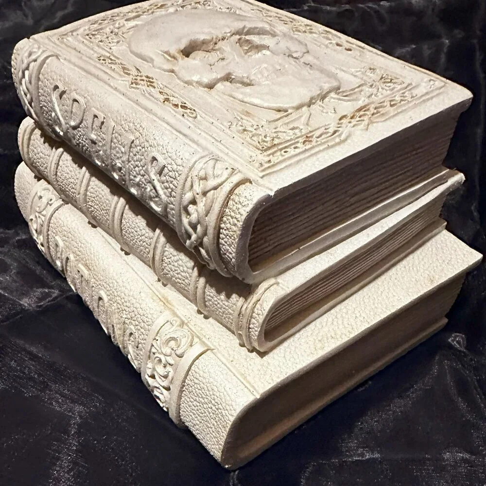 Pearlescent Spooky Resin Books